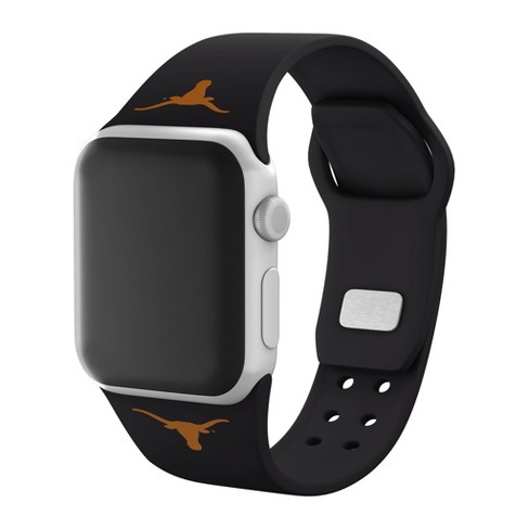 Ncaa Texas Longhorns Silicone Apple Watch Band 42/44/45mm : Target