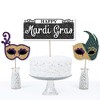 Big Dot Of Happiness Mardi Gras - Masquerade Party Centerpiece Sticks -  Table Toppers - Set Of 15 : Target