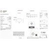 Pompeii3 H/VS 2.05Ct Certified Platinum Solitaire Oval Lab Created Diamond Engagement Ring - Size 7 - 4 of 4