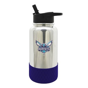 NBA Charlotte Hornets 32oz Thirst Hydration Water Bottle - Silver - 1 of 3