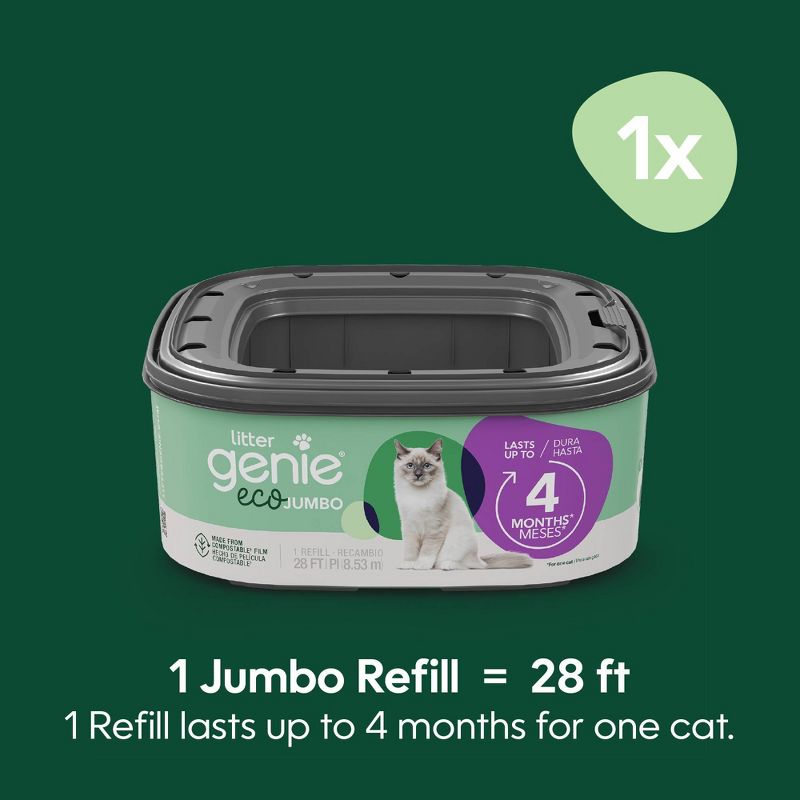 Litter Genie Jumbo Eco Refill for Cats, 3 of 16