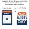 Big Dot of Happiness Happy Father's Day - Bingo Cards and Markers - We Love Dad Party Bingo Game - Set of 18 - 3 of 4