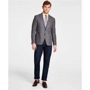 Michael Kors Mens Classic Fit Wool Blend Two Button Blazer Jacket - 1 of 1