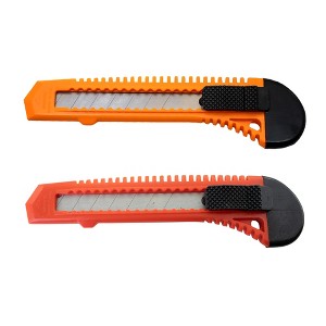 MotoProducts 96 Bulk 6" Box Cutters Assorted Colors with Snap-Off Blades and Safety Locks - 1 of 4