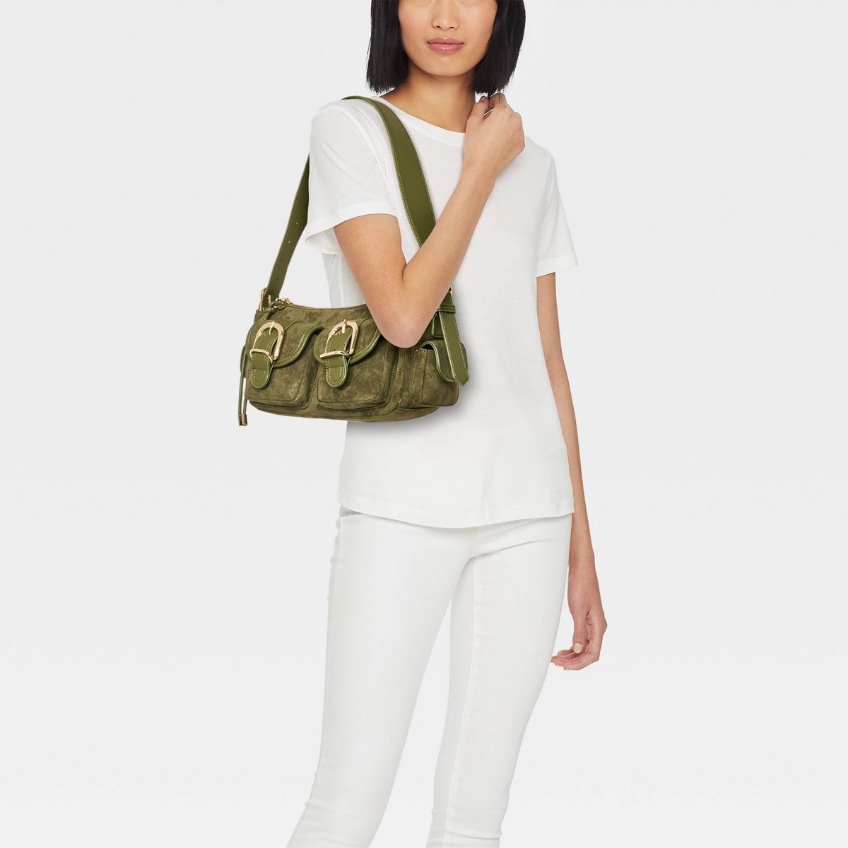 Cargo Buckle Pocket Shoulder Bag - Universal Thread™ - thumbnail 2