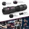 10pc Squat Pad for Hip Thrusts, Lunges, Leg Day, Standard Olympic Bars with 2 Ankle Straps, 2 Lifting Straps, 3 Resistance Bands, Workout Poster and - 4 of 4