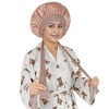 Anna-Kaci Silk Bonnet for Sleeping Satin Lined Hair Bonnet with Long Tie Band for Women Curly Hair - 4 of 4