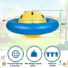 Costway 7.5 FT Inflatable Dome Rocker Bouncer with 6 Handles Fun Outdoor Game for Kids - 3 of 4