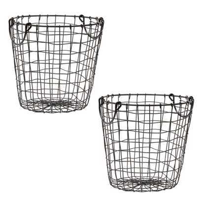 Storage basket white metal, large wire basket, white laundry basket, shops dorm room laundry basket, multipurpose basket metal, blanket basket