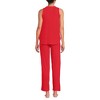 Lands' End Women's Brushed Cozy Waffle Jersey 3 Piece Pajama Set - Tank Top Pant and Robe - 2 of 4