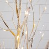 Nearly Natural 5-ft Pre-Lit Artificial Birch Tree with 76 Warm White LED Lights - 3 of 4