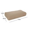 CAVINAS Waterproof Fabric Bean Bag Chair with Back Support,Lazy Sofa Chair with High Density Shredded Foam,Lounge Chair for Living Room - 3 of 4