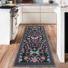 Area Rugs Modern Floral Rug for Living Room Bedroom,Low Pile Area Rugs Machine Washable Large Carpet for Dining Room Playroom Home Office Decor - 2 of 4