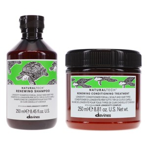 Davines NaturalTech Renewing Shampoo 8.5 oz & NaturalTech Renewing Conditioning Treatment 8.81 oz Combo Pack - 1 of 4