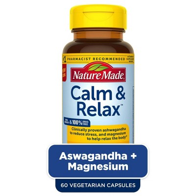 Nature Made Calm & Relax Veggie Capsules - 60ct