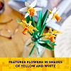 LEGO Daffodils Celebration Gift, Yellow and White Daffodil Room Decor 40747 - image 4 of 4