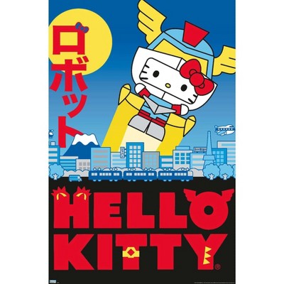 Trends International Hello Kitty - KaiJu Framed Wall Poster Prints
