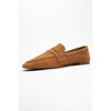 Morne - Cognac Suede Genuine Leather Loafer (Women) | Forever & Always Shoes - 4 of 4