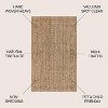 Pata Hand Woven Chunky Jute Indoor Area Rug - JONATHAN Y - image 4 of 4