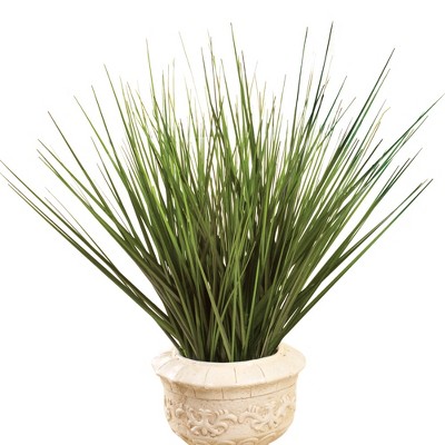 Collections Etc Decorative Grass Bushes - Set Of 3 Indoor or Outdoor Faux Plants
