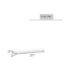 SEVOBAL Utility Storage Shelves Bookshelf Pair of Wide Floating Shelves, Contemporary Wall-Mounted Storage for Living Room, Gray, 47.2"*10.2"*3.5" - 3 of 4