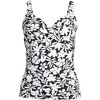 Lands' End Women's Wrap Underwire Tankini Top Swimsuit - 3 of 4