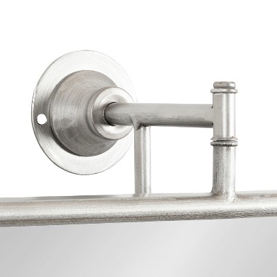 Darbridge Silver Rectangular Pivot Bathroom Vanity Mirror