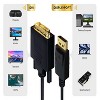 SANOXY 6ft Gold Plated Premium DisplayPort to DVI Male to Male Cable 28AWG - 4 of 4