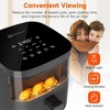Kitchen Elite Digital Air Fryer Oven with Viewing Window and 8 Presets, 4 Quart, Touchscreen Cooker, Precise Temp Control, Elegant Gray - 3 of 4