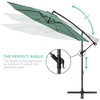 Best Choice Products 10ft Offset Hanging Outdoor Market Patio Umbrella w/ Easy Tilt Adjustment - 4 of 4