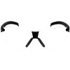 Calabria STS-146 Shatterproof Polycarbonate Safety Glasses in Black/Clear-(Frame Width: 127mm|Lens Height: 38mm) - 3 of 4