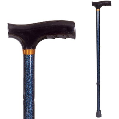 DMI Wood Derby-Top Lightweight Adjustable Canes-Blue Ice