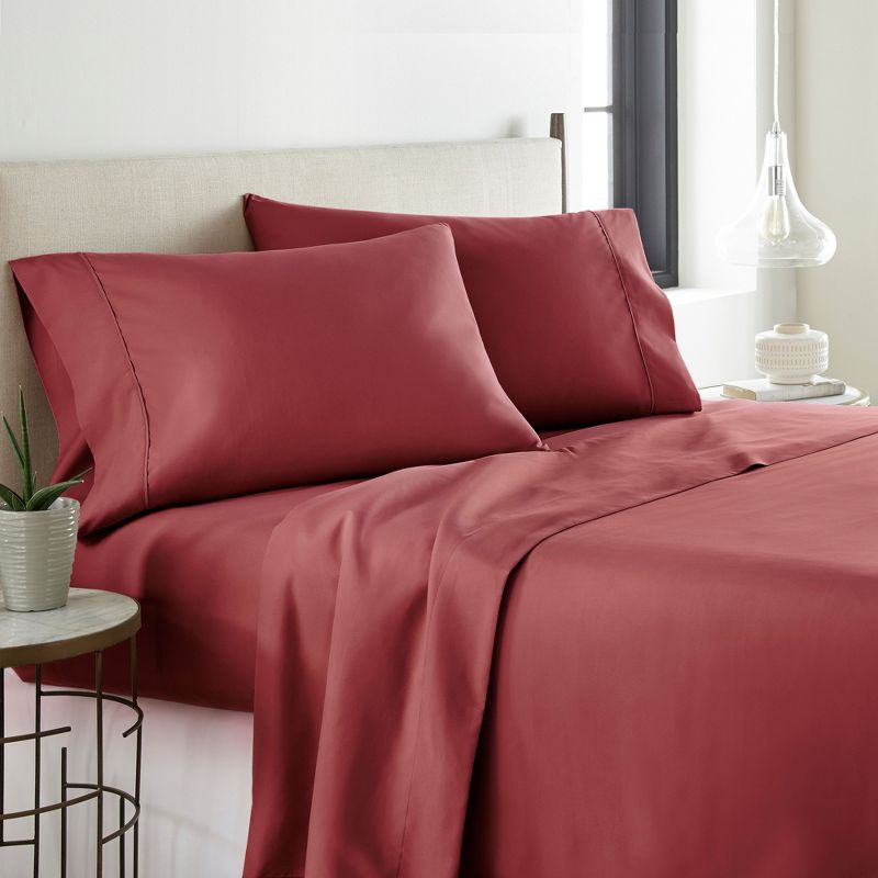 HC Collection Pillowcase and Sheet Bedding Set 1800 Series, 3 of 8