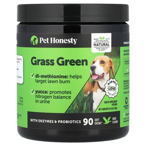 Pet Honesty Grass Green, For Dogs, Duck, 90 Soft Chews, 9.5 oz (270 g) - 1 of 3