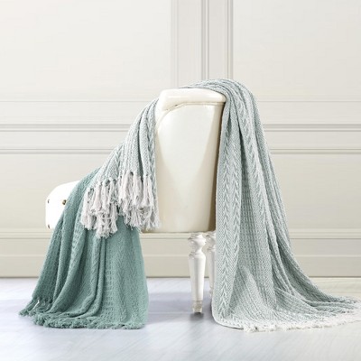 Modern Threads Chunky Knit throw, 50 x 60, Reina, Ivy : Target