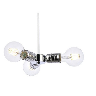 Reyes Mini Chrome LED 3-Light Indoor/Outdoor Pendant