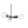 Elegant Lighting Reyes 3 lights chrome pendant - 3 of 4