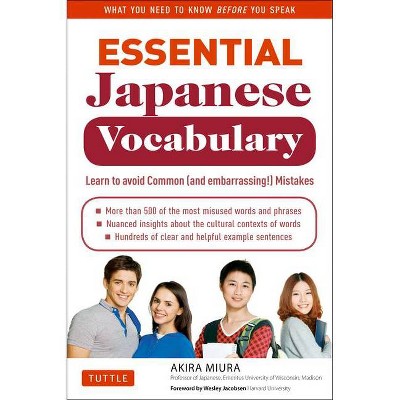 Essential Japanese Vocabulary - by  Akira Miura (Paperback)