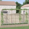 vidaXL Bamboo Pergola/Outdoor Garden Arbor - Weather-Resistant, Rustic Farmhouse Style Plant Support for Gardens/Patios 151.6x15.7x80.7 - 2 of 4
