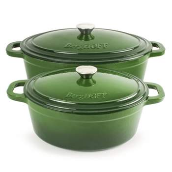 Berlinger Haus Cookware Set With Durable And Easy-to-clean Pots And Pans,  Heat Resistant Silicone Kitchen, Lead And Pfoa Free (emerald) 12-piece :  Target