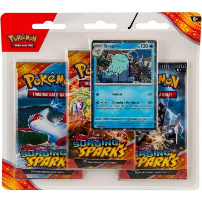 Pokemon TCG: Scarlet & Violet - Surging Sparks 3-Pack Blister - Quagsire