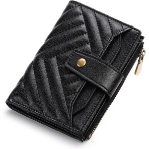 Clotth Womens Wallet - RFID Blocking Compact PU Leather Bifold Design,9 Card Slots & Coin Pocket - for Pocket,Crossbody Bag - 1 of 4