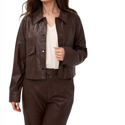 Women's pleather jacket - ESQUALO