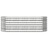 vidaXL Garden Raised Bed Powder-coated Steel 44.9"x15.7"x14.2" Silver - 3 of 4