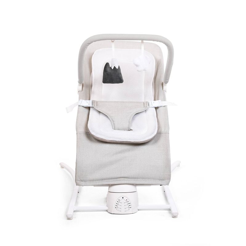 Baby Delight Alpine Wave Deluxe Bouncer with Motion - Driftwood Gray, 4 of 18