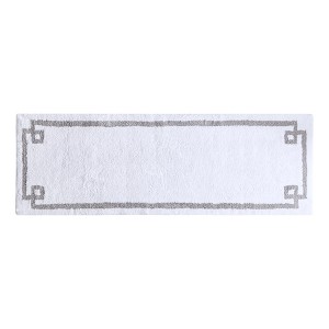 Gracie Mills Tiffany Bordered Medium Pile Tufted Cotton Bath Rug - 1 of 4