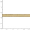 Black Bow Jewelry 5mm, 14k Yellow Gold, Solid Herringbone Chain Bracelet - 4 of 4