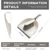 Handheld Dustpan and Brush Set, Small Angled Dust Pan and Broom for Home, Daily Essential Cleaning Tools for Family - 2 of 4