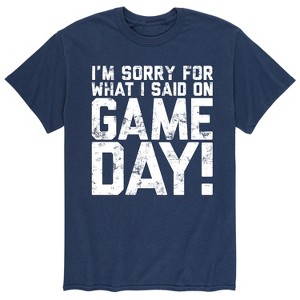Men's - Instant Message - m Sorry For What I Said Short Sleeve Graphic T-Shirt - 1 of 4