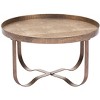 Zuo Auray Bar Table White  and  Gold - 2 of 4